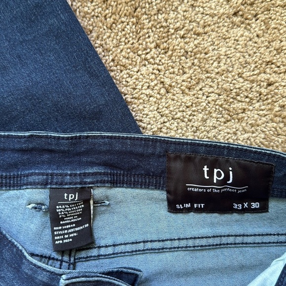 The Perfect Jean NYC Slim Fit Stretch Dark Blue Jeans - Picture 6 of 9